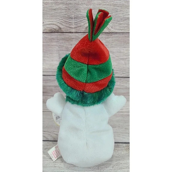 Vintage TY Plush Snowgirl Beanie Babies 2000 Collection White 8" New Old Stock - Picture 5 of 8